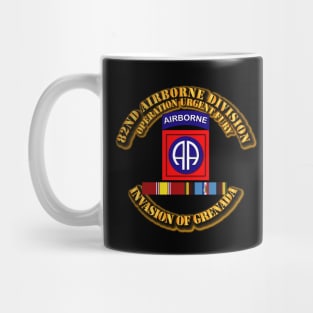 Invasion of Grenada - 82nd Abn Div Operation Urgent Fury w Svc Ribbons Mug
